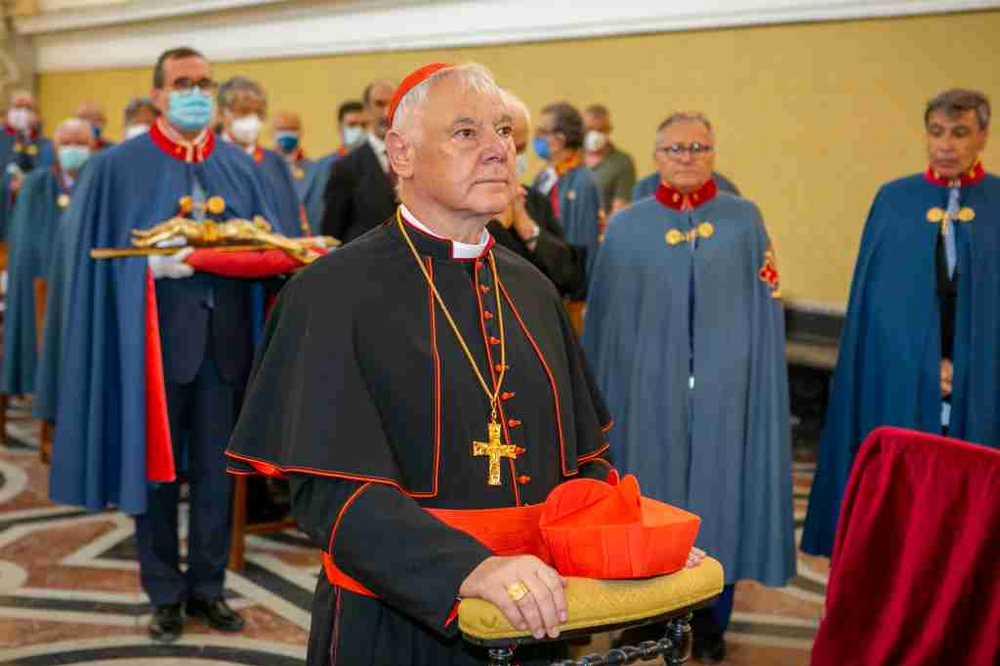 Il Gran Priore, Cardinale Gerhard Ludwig Müller a Palermo.