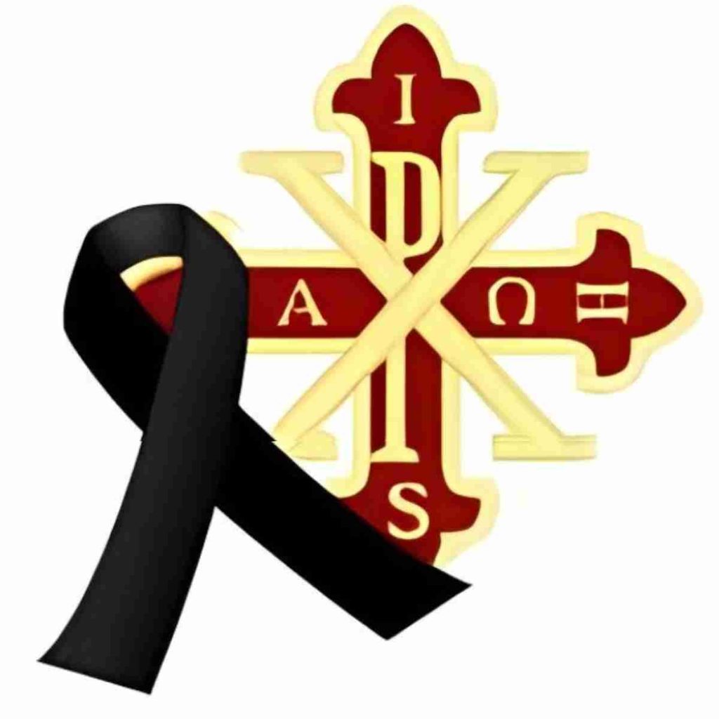 Croce Costantiniano in lutto