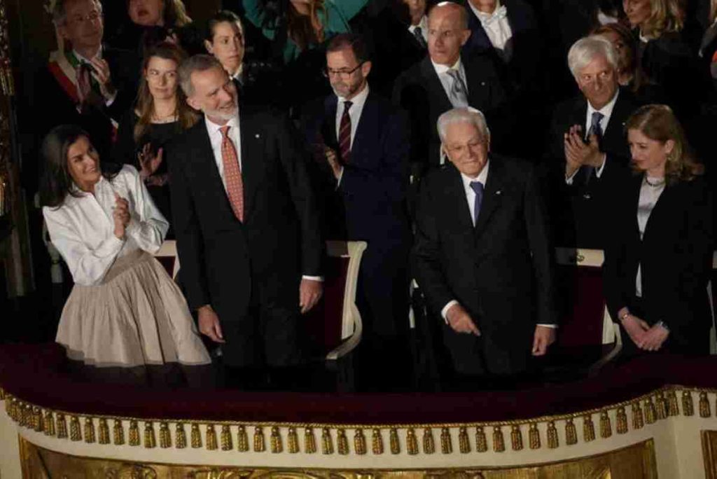Foto di gruppo Palco Reale San Carlo