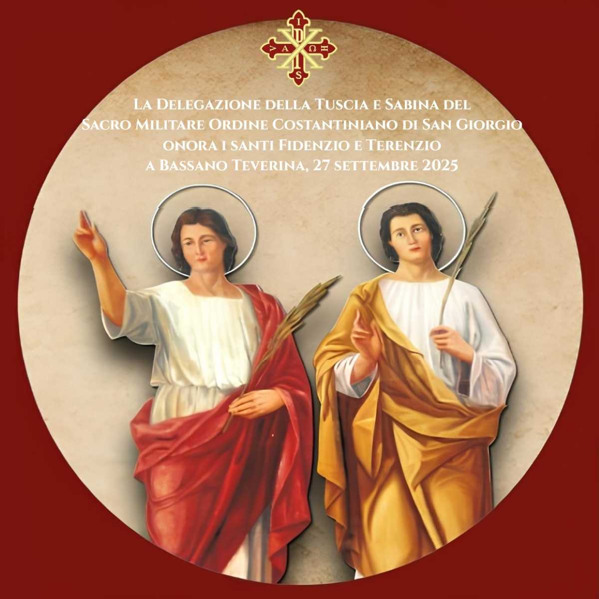 Copertina con i santi