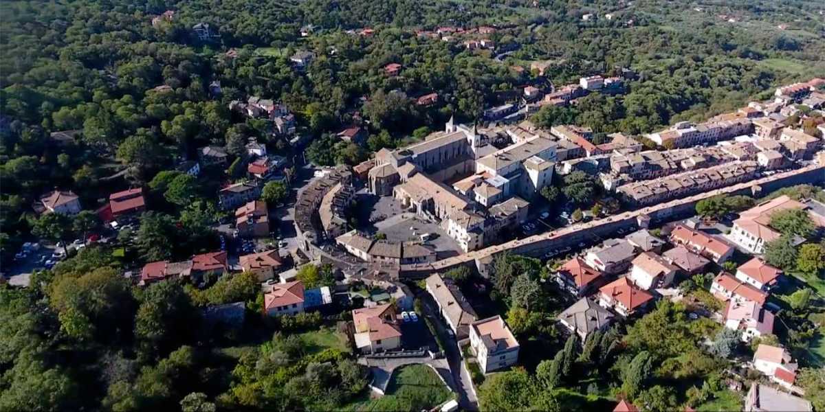 San Martino al Cimino veduta aerea