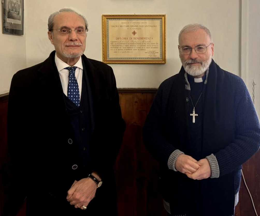 Nob. Antonio Masselli con il Parroco