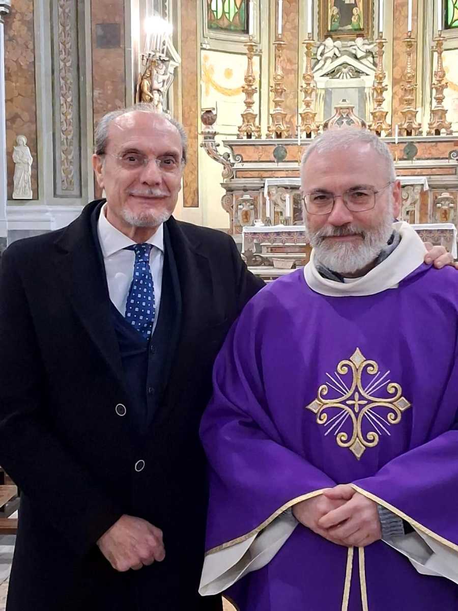 Nob. Antonio Masselli con il Parroco