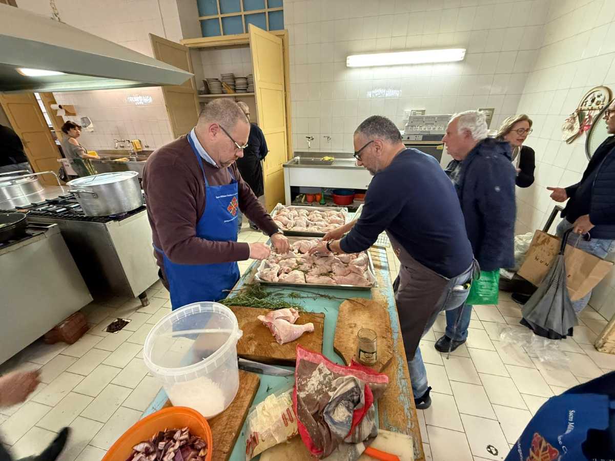 Preparazione della cena