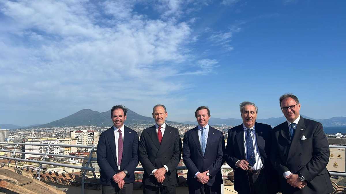 Foto di gruppo sul tetto del duomo