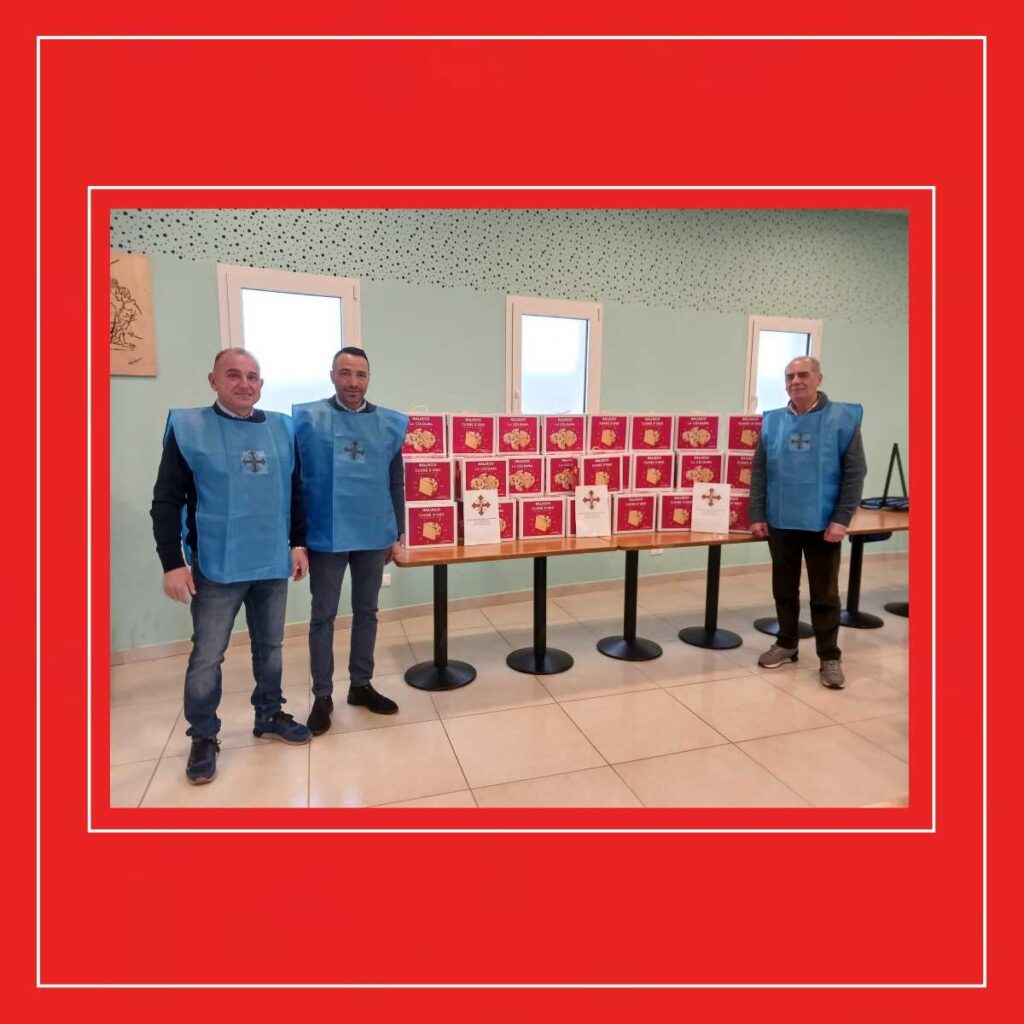 Foto di gruppo con colombe