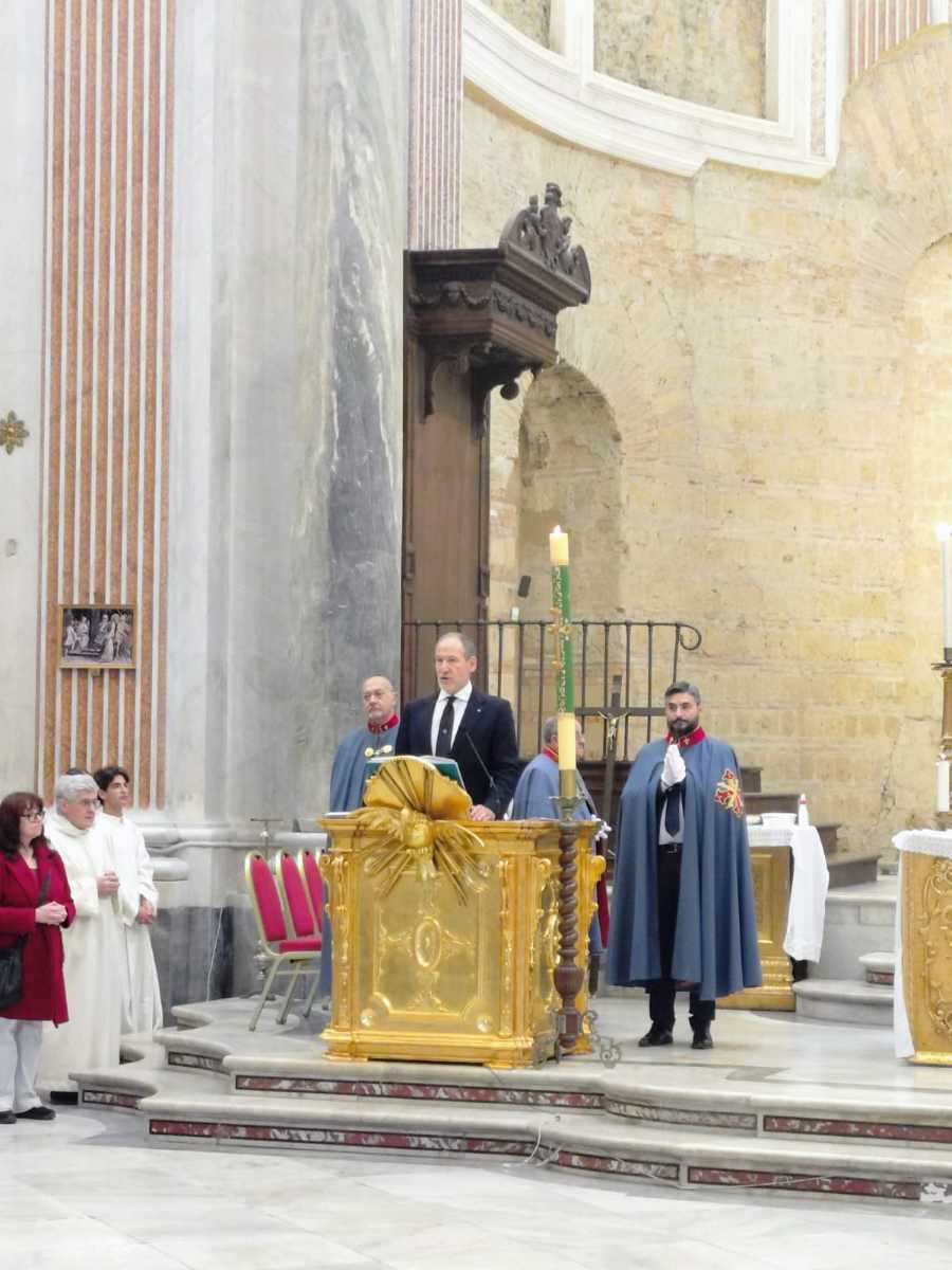 Il Delegato legge la lettera