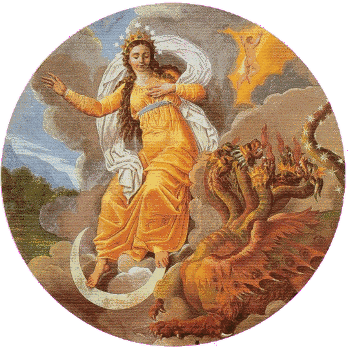 La Vergine Maria e il drago
