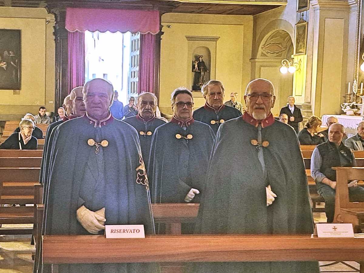 Cavalieri in chiesa