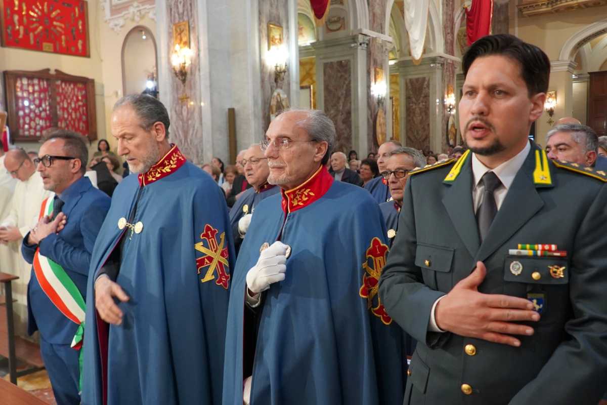 Rappresentanza Costantiniana con la Guardia di Finanza