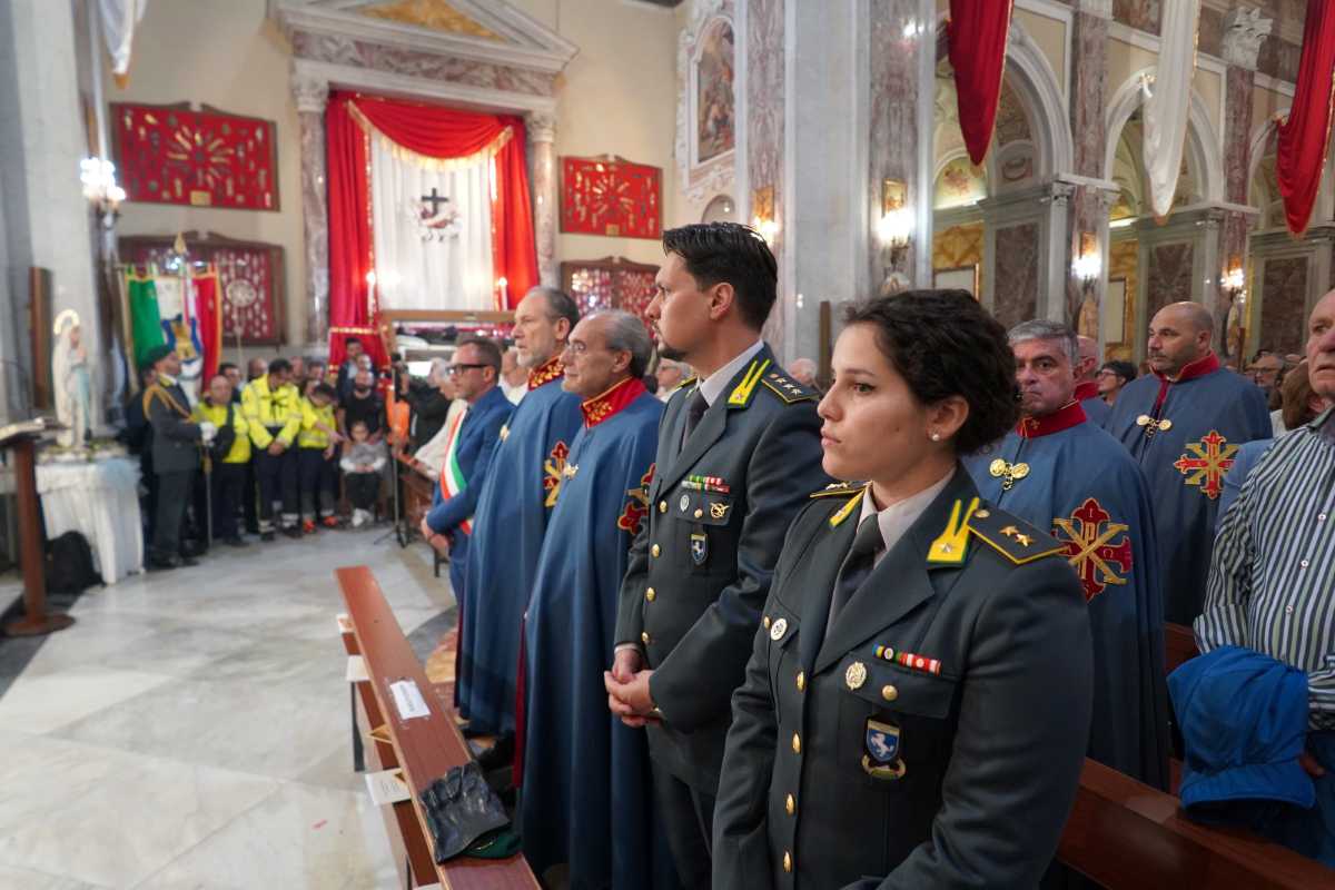 Rappresentanza Costantiniana con la Guardia di Finanza