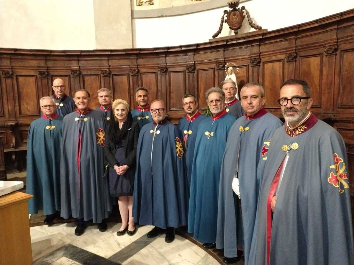 Foto di gruppo prima della Messa