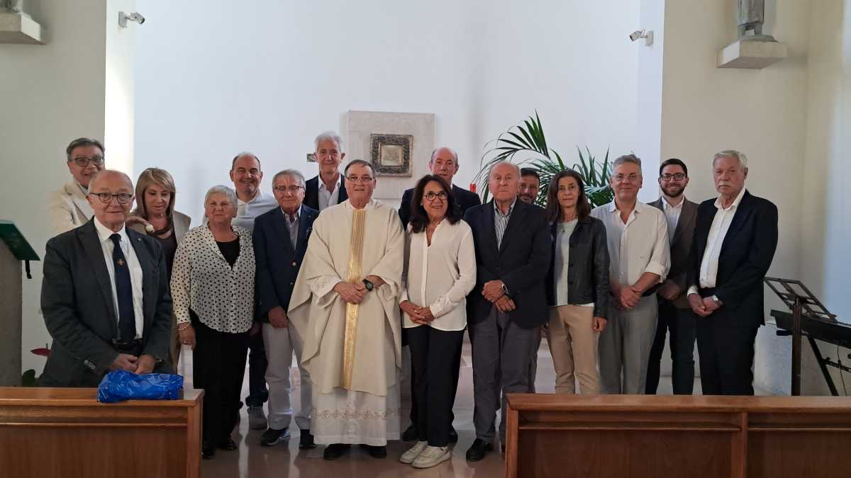 Foto di gruppo dopo la Messa