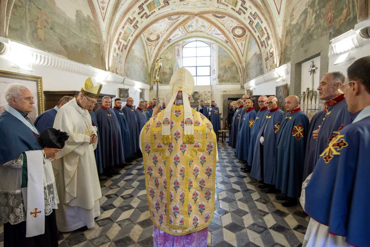 Saluto al Priore per l'Italia