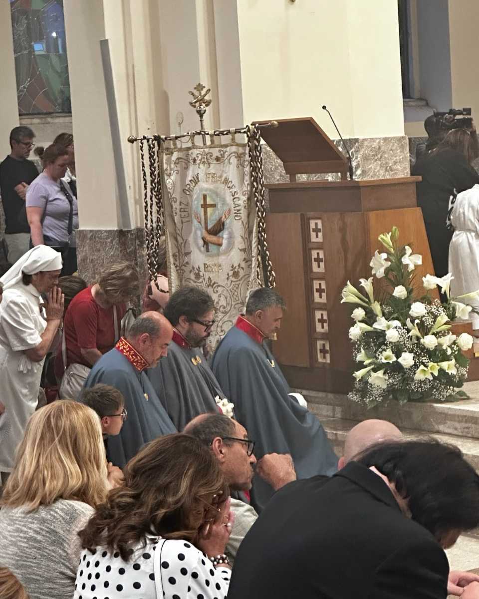 Cavalieri in chiesa