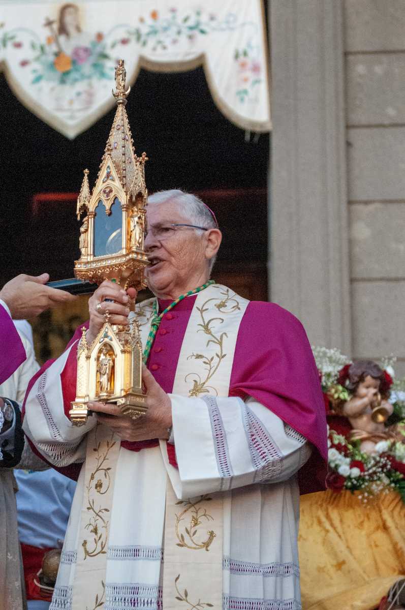 Benedizione con la reliquia