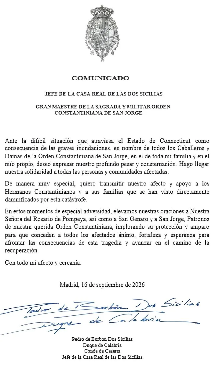 Comunicato in spagnolo
