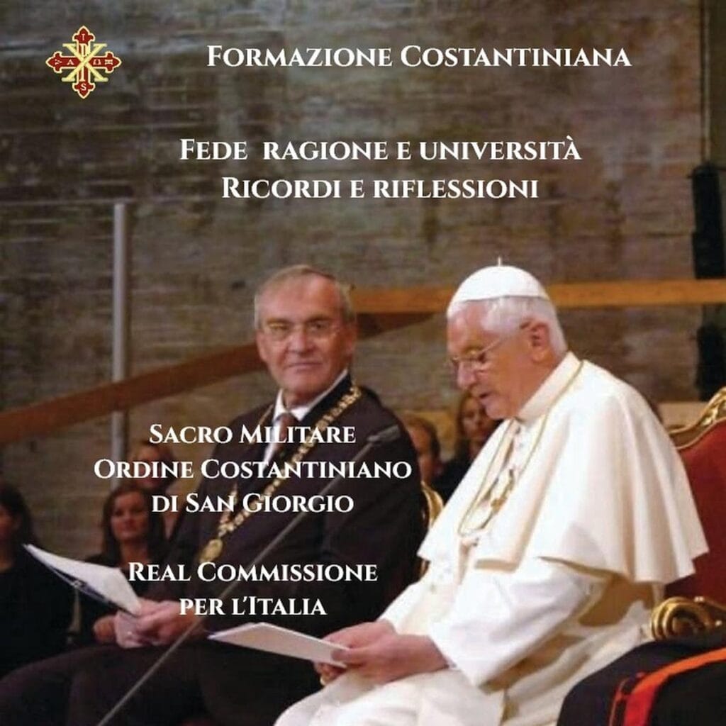 Papa Benedetto XVI durante la Lectio magistralis