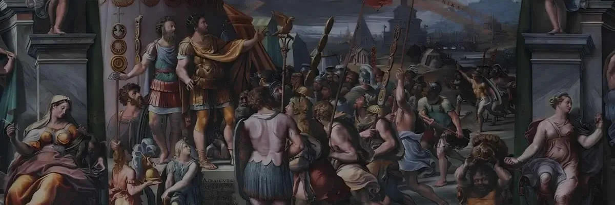 Raffaello Sanzio e Scuola, La Visione della Croce, Sala di Costantino, 1585, Musei Vaticani